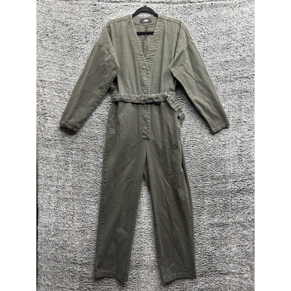 Rachel Comey Women's Glitch Jumpsuit‎ in Olive Size 0